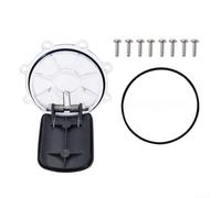 7056 Flapper Assembly con coperchio O Ring Spring Pin Cover e 8 viti Progettato specificamente per Zodiac 7235 7305 7511 7512 valvole (nero-grigio)