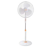Vinco 70708 stabile Ventilatore a piantana con base tonda bianco ed arancio 45W