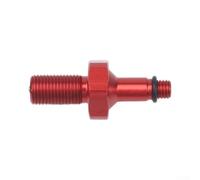 7075 Alloy Shock Air Valve Adapter 34mm IFP Piston(Red) | 7075 aluminum alloy, 34mm length, connects pump to shock, IFP piston compatible, black finish