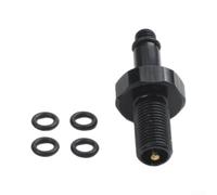 7075 Alluminio IFP Pistone Adattatore 34mm Nero Rosso (nero) | Per opzioni nero e rosso, 4. per peso 3g, resistente, filettatura precisa, per manutenzione mountain bike