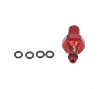 7075 Alluminio IFP Pistone Adattatore 34mm Nero Rosso (Rosso) | Per opzioni nero e rosso, 4. per peso 3g, resistente, filettatura precisa, per manutenzione mountain bike