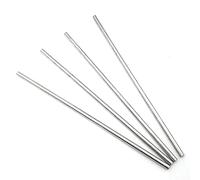 7075 Aluminum Round Rod - 500mm (19.68 Inch) Solid Lathe Bar Stock for DIY Projects and Model Making(Diameter 10mm 4pcs)