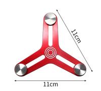 7075 Strumento di quadratura 'anello del pistone in alluminio per la misurazione del gap finale compatibile con porte cilindri da 5 pollici(Red)