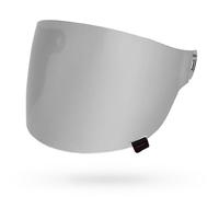 7084491 - Visiera Bell Bullitt Riot Piatta Trasparente Con Linguetta Nera