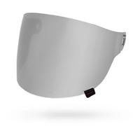 7084491 - Visiera Bell Riot Piatta Trasparente Con Linguetta Nera