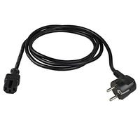 70873 Cavo 3G1mm² Gomma 2m con Messa a Terra Nero 10A 230V IP20 AS SVEVO