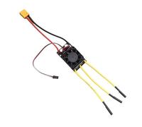 70A Bi-Directional Brushless ESC, 2-6S LiPo Compatible with 5V 3A BEC & 4mm Banana Plugs, Air-Cooled for RC Boat/Car/Underwater Robot(XT60 plug)