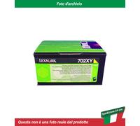 Lexmark Cartuccia del toner 70C2XY0 702XY Giallo per CS510de Originale