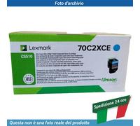 Lexmark 702XC cartuccia toner 1 pz Originale Ciano