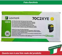 70C2XYE Lexmark CS510de Cartuccia del Toner Giallo