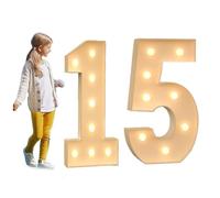 70CM/100cm120CM Numeri luminosi for tendone Numeri for mosaico for feste di compleanno Numeri for pannelli in schiuma KT con lampadina a LED Decorazione for sfondo Kit fai da te for decorazioni for an