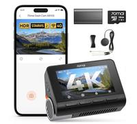 【70mai 4K+1080P Dash Cam Auto A810 + 4G Kit di Cablaggio + Dashcam Pacco batteria BL96NNX】