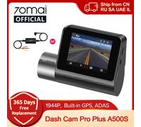 70mai A500S Registratore DVR per auto Camma anteriore A500S 1944P Visione notturna 70mai Dash Cam Pro Plus GPS integrato Supporto Wifi Cam posteriore