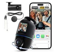 70mai Dash Cam 4K Omni con 4G Kit di Cablaggio Rigido, 4K+1080P Dashcam Auto 360 Gradi, Telecamera per Auto Atti Vandalici con Monitoraggio 24h/Rilevamento AI, 5GHz WiFi6 GPS, ADAS, Max 512G