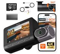 【70mai Dash Cam 4K T800 3 Canali + Kit Cablaggio UP03 + Dashcam Pacco batteria BL96NNX】