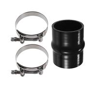 70mm 2.75" ID Straight Hump Coupler Silicone Hose 102mm Long Black
