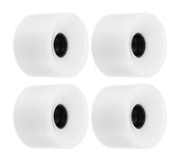 70mm 78A long board Ruota Morbide,4pz Cruiser Ruote Street Ruote,Bianco