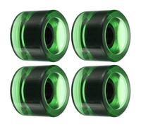 70mm 78A long board Ruota Morbide,4pz Cruiser Ruote,Trasparente Green