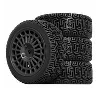 70mm Ruote Hub Pneumatici per TAMIYA TT01 xv02 / per Kyosho W204 1:10 RC Auto