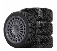 70mm Ruote Hub Pneumatici per TAMIYA TT01 xv02 / per Kyosho W204 1:10 RC Auto