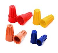 70pcs legare elettrico Twist Connettori assortiti torsione del filo terminali dado del connettore cappuccio girevole Kit 4 colori Kit barra di messa a terra terminale