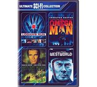 70s 4-Film Sci-Fi Collection Logan's Run/Omega Man/Soylent Green/Westworld (DVD)