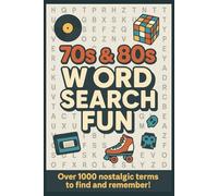 70s & 80s Word Search Fun: Over 1000 nostalgic terms to find and remember. Easy-to-read word searches about 70s, 80s, Retro, and more Over 100 puzzles … Perfect for vacations, holidays, and leisure