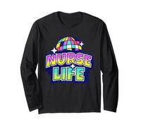 70s Discoteca Nurse's Day Nurse Life Nurse Week 2023 Donne Maglia a Manica