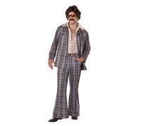 70's Plaid Stallone Tempo Libero Abito Costume Adulti
