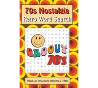 70s Retro Word Search Puzzle Book: Word searches with Easy to Read Print about 70s, Retro, Nostalgia, and More | 6x9 inches, 110 pages | 50+ Puzzles . . . Gift for Vacations, Holidays, and Relaxation