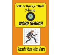 70's Rock & Roll Music Word Search Puzzle Book