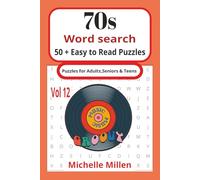70s themed easy to read word search book vol 12: 70s themed large print easy to read word search book 50+ puzzles with answers for stress free solving ... holiday companion great for retro lovers