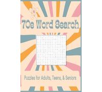 70s Word Search Puzzle Book: Word Searches with Easy to Read Print about 70s Pop Culture, 70s Music, 70s Entertainment | 6 x 9 Inches, 110 Pages 55 ... Gifts for Vacations, Holidays, and Free Time.