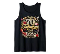 70th Birthday Queen Chapter 70 Fabulous Since 1956 Women Canotta
