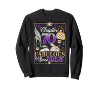 70th Birthday Queen Chapter 70 Fabulous Since 1956 Women Felpa