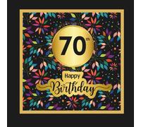 70th Happy Birthday Guest Book: Wish Book for 70th Birthday to collect best wishes from guests