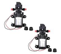 70W DC 12V Micro Elettrica A Membrana Reflusso Pompe Acqua 130PSI Pompa Autoadescante A Membrana Ad Alta Pressione RV Auto interruttore 1/2PCS(2pcs)