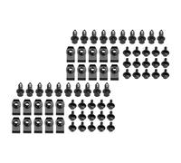 70x Body Bolts and U-nut Clips Engine Undertray Cover Retainer Fit For Chrysler