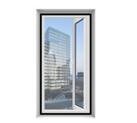 70x125cm NeroZanzariera Trasparente per Porte e Finestre