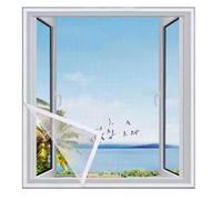70x135cm,Kit Zanzariera Per Finestra Grande, Adesiva Con Nastro