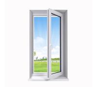 70x140cm Bianca Zanzariera attacca e stacca per finestre - Adesivo forte e rimovibile