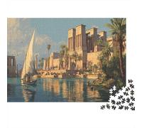 70x50cm/1000pcs Puzzle Impossibili Antico Egitto Decorazione Per La Casa. Rilassamento E Intelligence Per Adulti