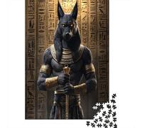 70x50cm/1000pcs Puzzle Impossibili Arte di divinità oscure mitiche Antico dio egizio Decorazione Per La Casa. Rilassamento E Intelligence Per Adulti