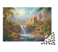 70x50cm/1000pcs Puzzle Impossibili Egitto LandsMantello Montagne, giungle, splendide cascate Decorazione Per La Casa. Rilassamento E Intelligence Per Adulti