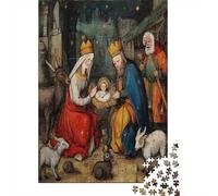 70x50cm/1000pcsIllustrazioni di manoscritti miniati medievali Jigsaw, Puzzle Fai Da Te Per Adulti E Folla Dai 14 Anni in Su