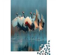 70x50cm/1000pcsLe gru danzano con grazia nelle zone umide Jigsaw, Puzzle Fai Da Te Per Adulti E Folla Dai 14 Anni in Su