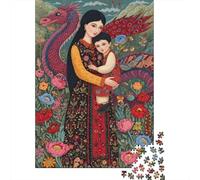 70x50cm/1000pcsRagazza armena nel costume nazionale tradizionale Jigsaw,Drago Puzzle Fai Da Te Per Adulti E Folla Dai 14 Anni in Su