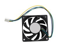 70x70x15mm 12V 4 Pins PWM PC Computer Case CPU Cooler Cooling Fan Blac