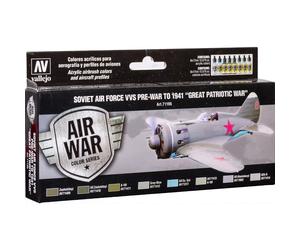 71.196 Vallejo Air War Set: Soviet Air Force VVS Pre War to 1941 "Great Patrioti