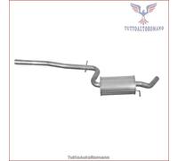 71.67.06 Silenziatore centrale Imasaf per AUDI A3 SEAT TOLEDO III ALTEA VW GOLF